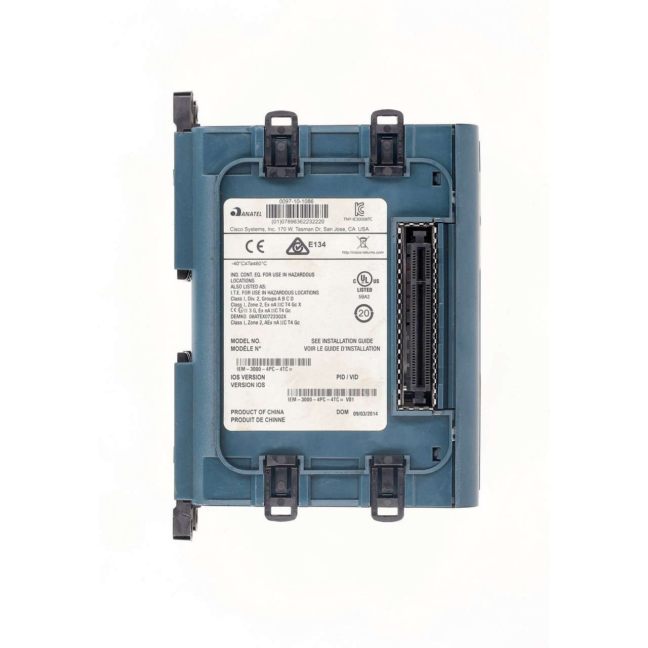 Cisco IEM-3000-4PC-4TC PoE Expansion Module 4-Port 10/100 for IE-3000 Switches