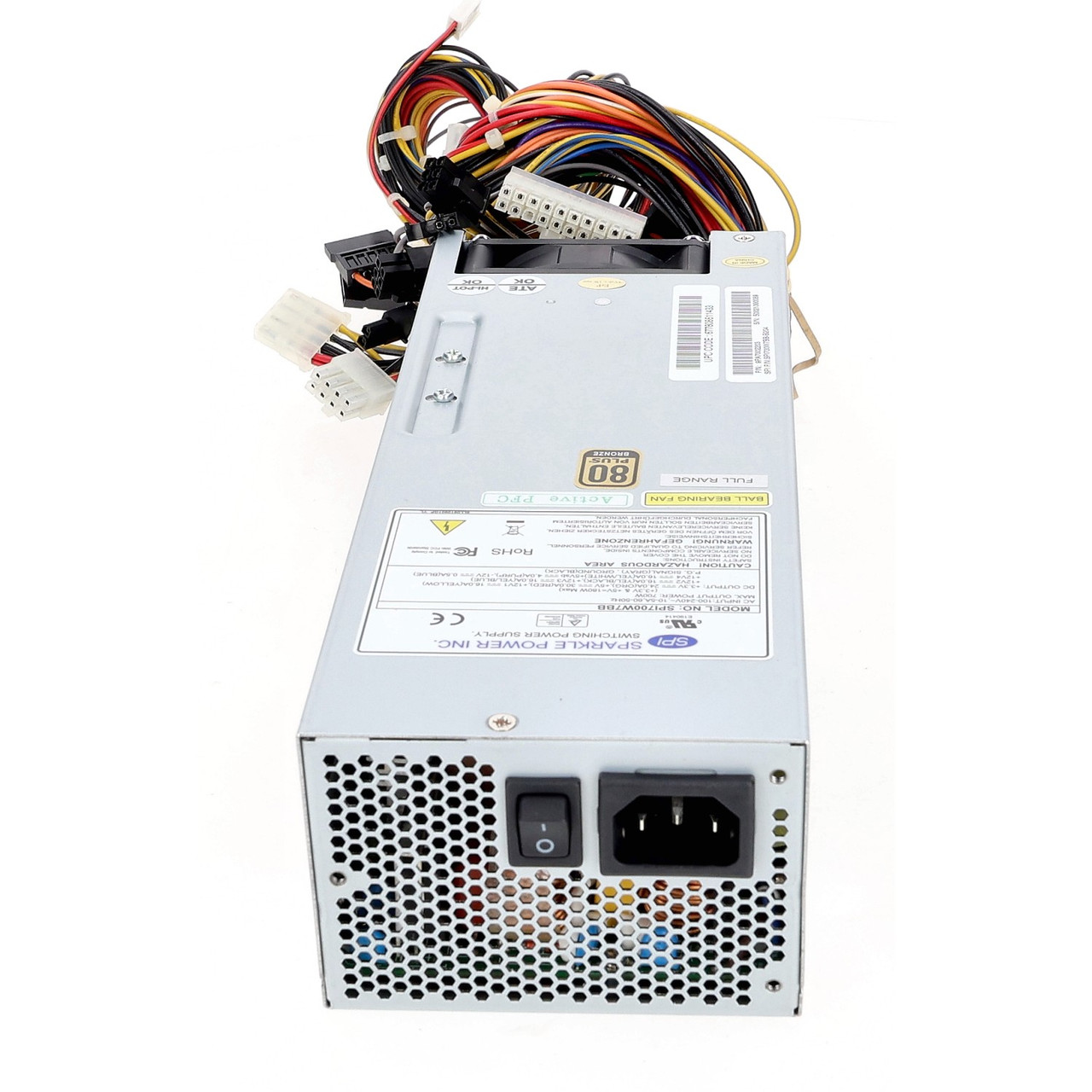 Sparkle SPI700W7BB 700W 2U Switching Power Supply 80Plus Bronze