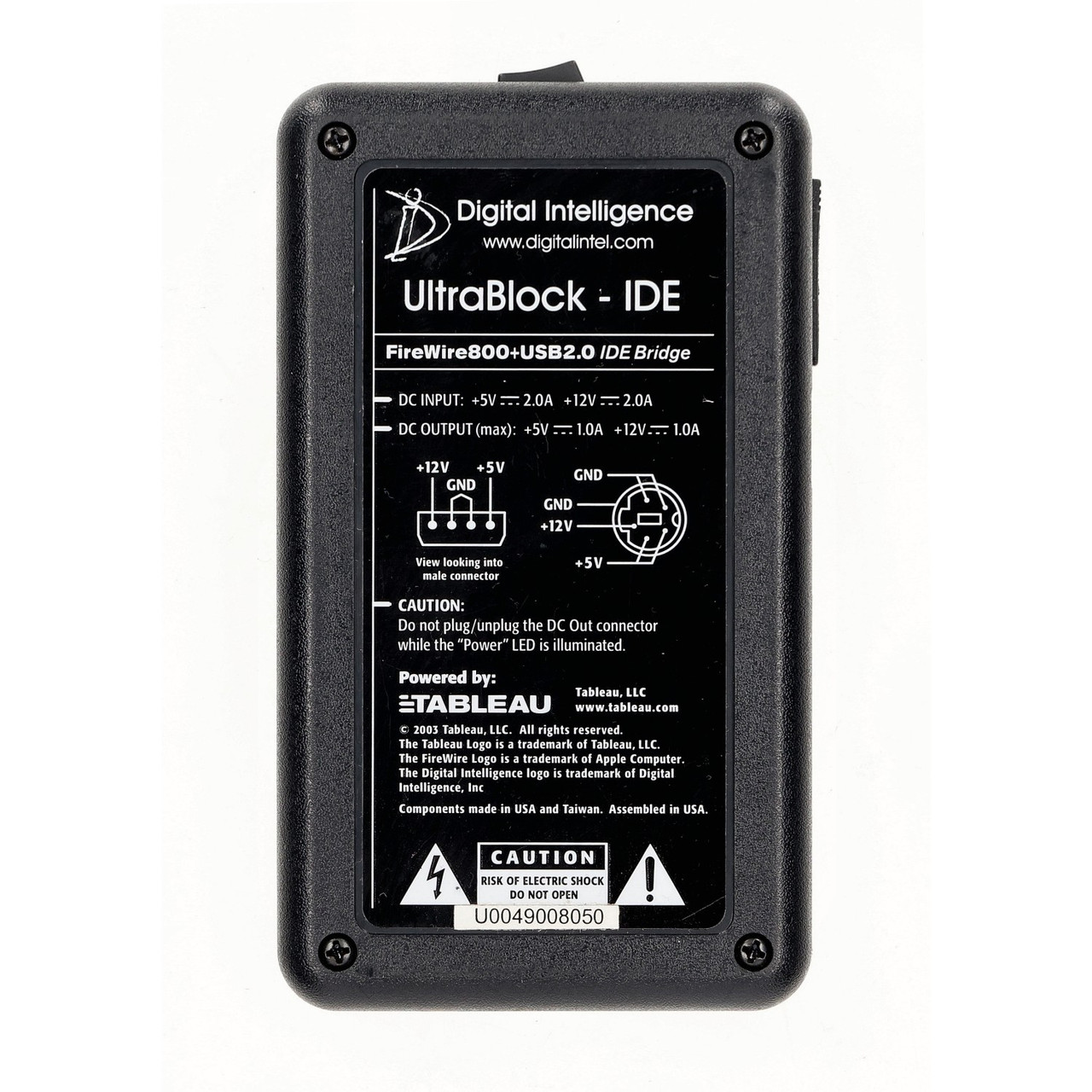 Digital Intelligence ULTRABLOCK- IDE  Write Blocker USB 2.0 FireWire800 Bridge