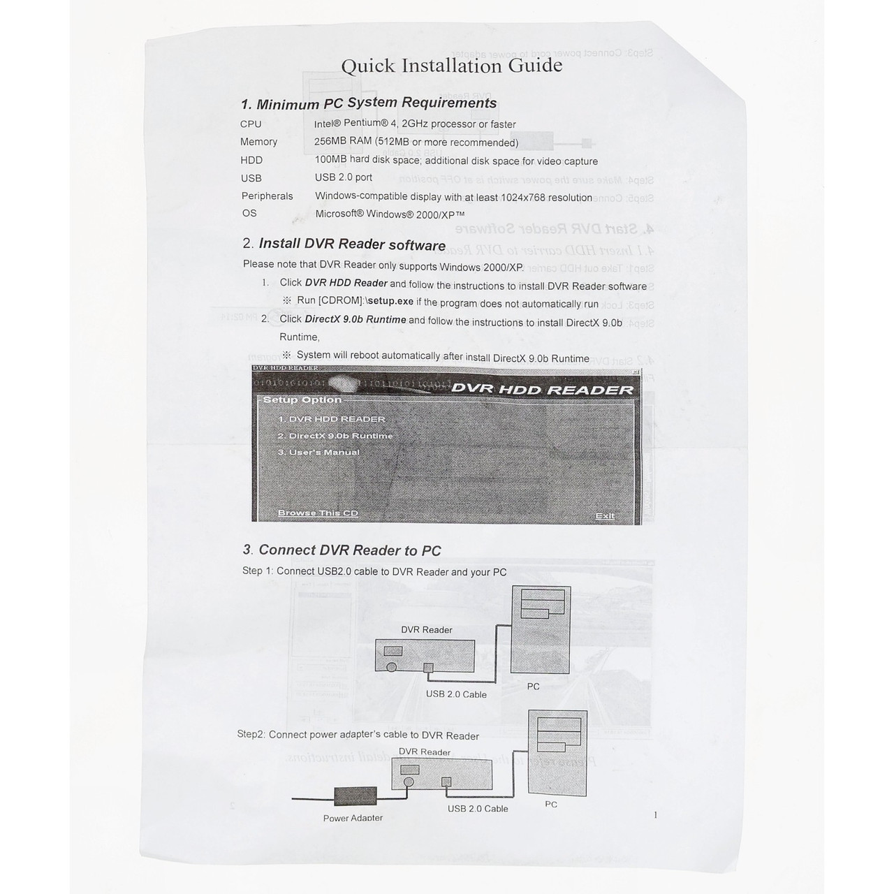 Everfocus EPR100C/N DVR HDD Reader Digital Video Recorder Hard Drive Access Tool