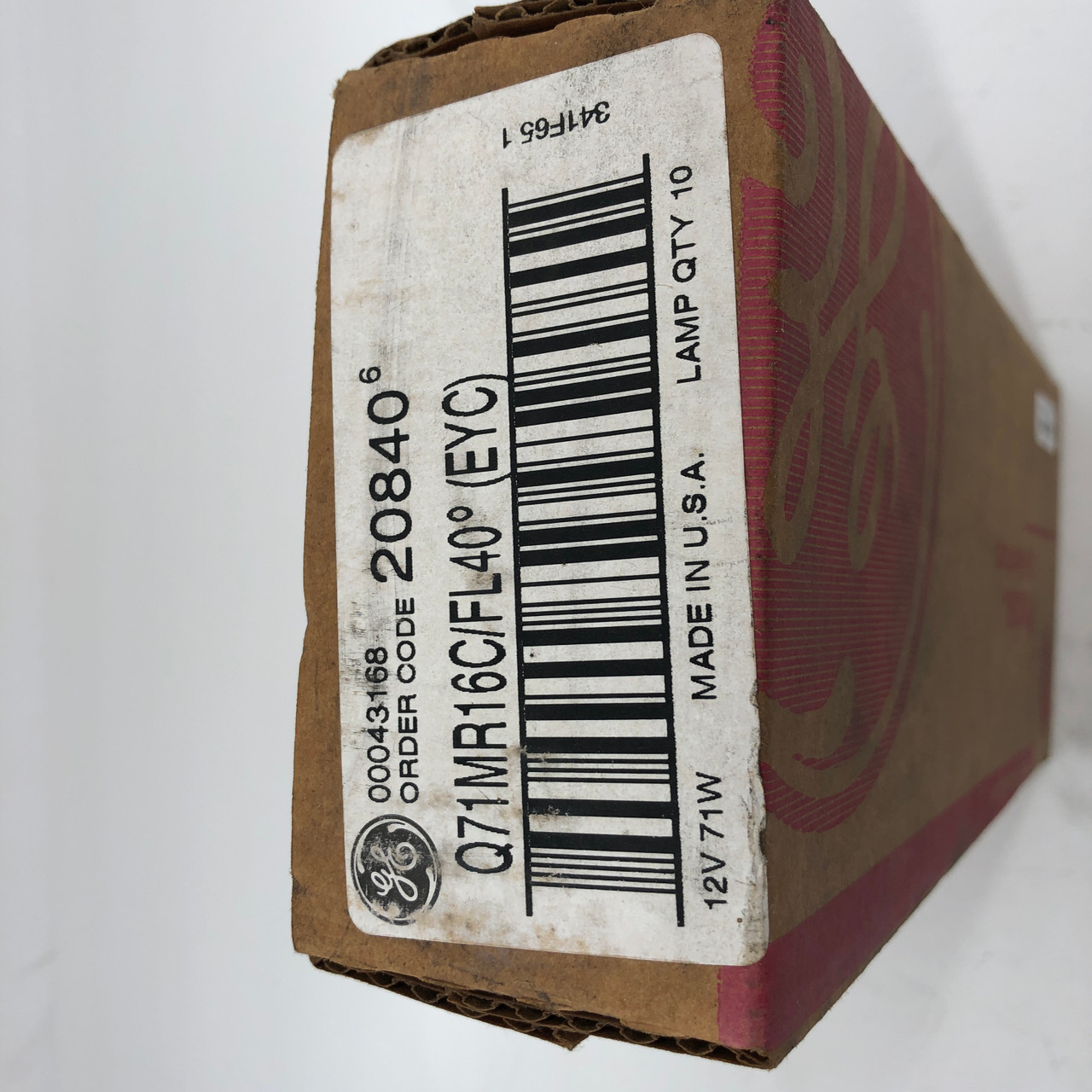 GE Constant Color EYC 20840 Q71MR16C/FL40 71W 12V Bulbs-NEW PACK OF 10 QTY 10