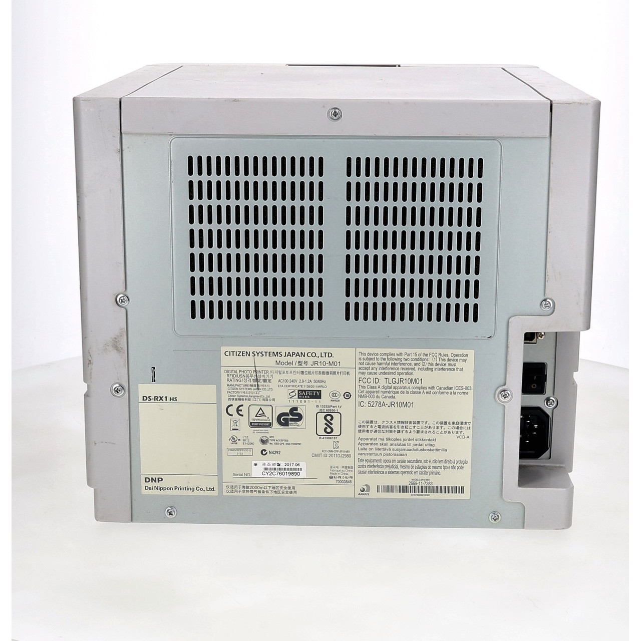 DNP DS-RX1 HS Dye Sublimation Digital Photo ID Printer - Complete Unit