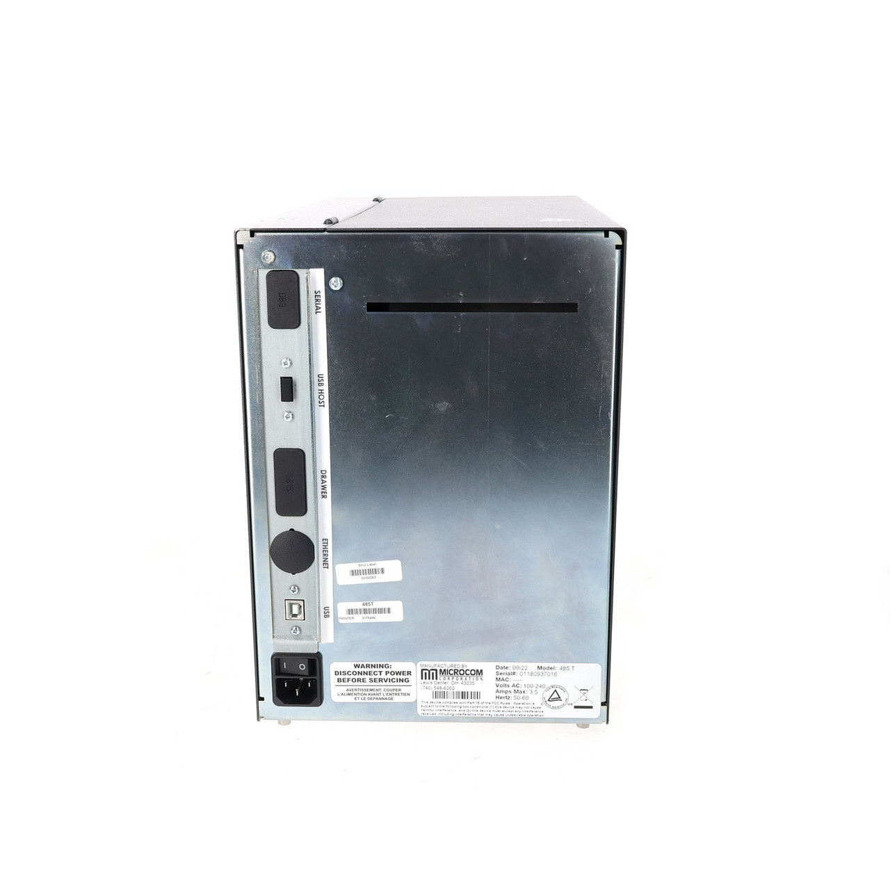 Microcom 485T Thermal Ticket and Label Printer 300 DPI USB - New