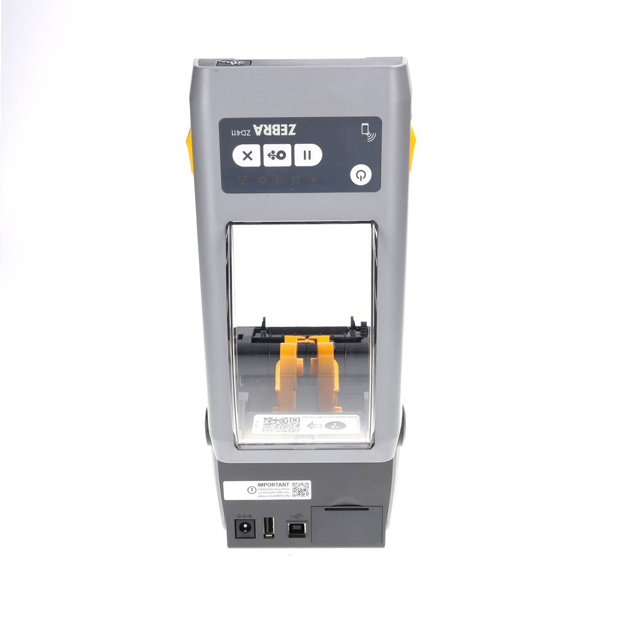 Zebra ZD411 Thermal Printer Desktop Bluetooth ZD4A022-D01M00US Unit Only