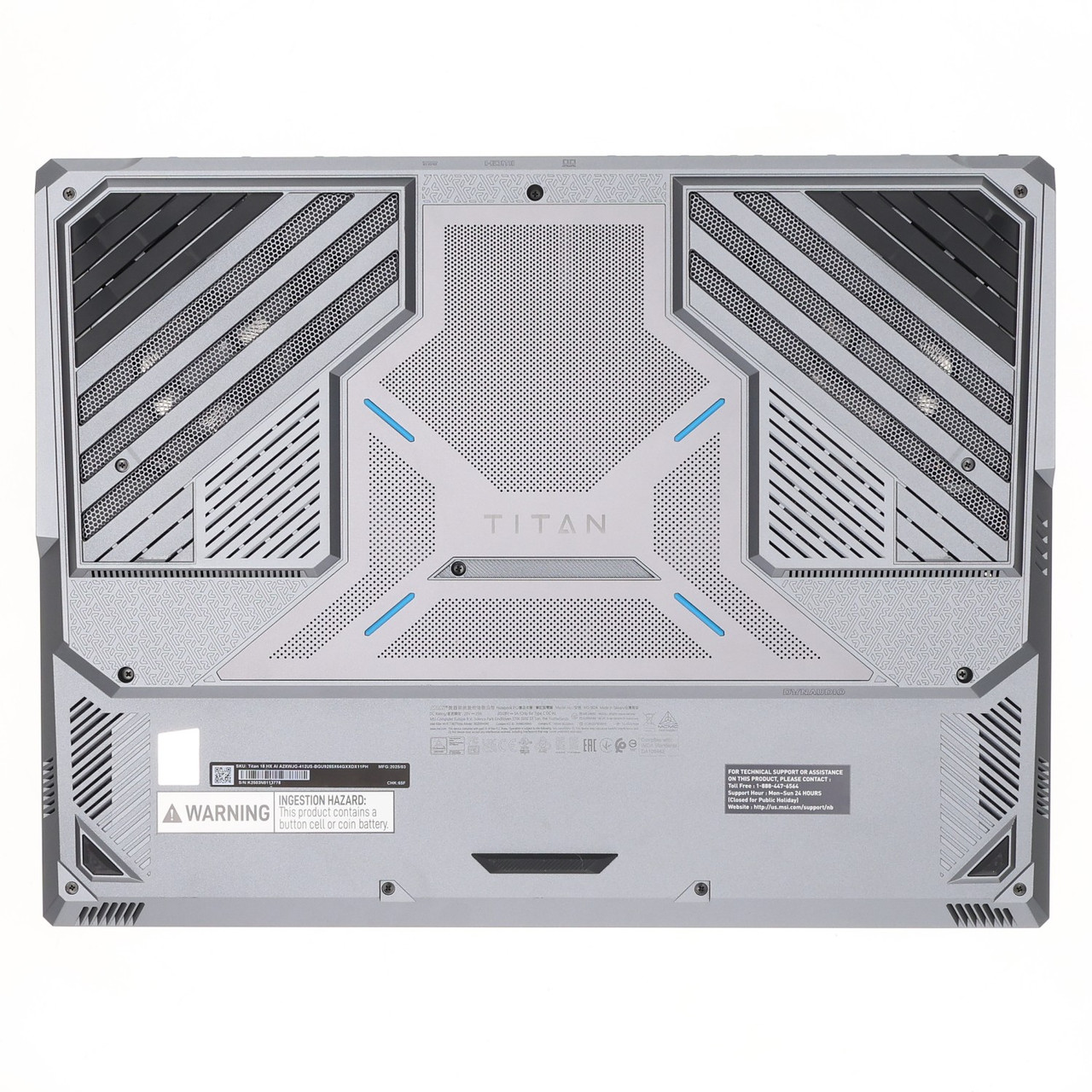 MSI Titan 18 HX 18" 4k Gaming Laptop Intel Core 9 Ultra 285HX 64GB 4TB NVMe