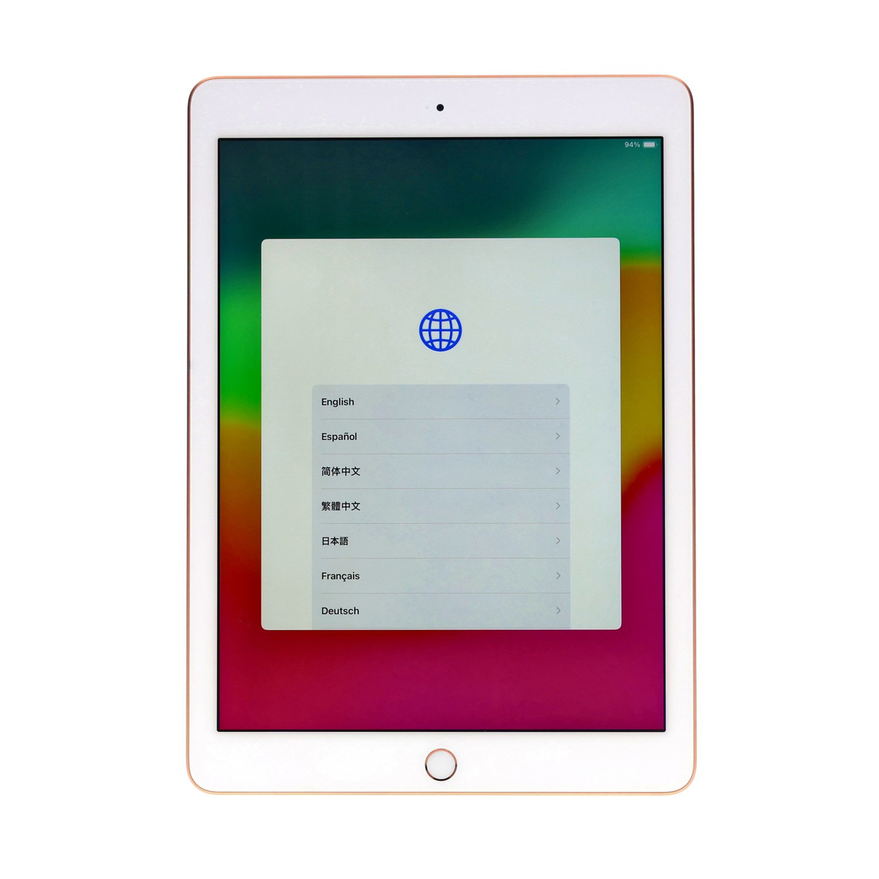 Apple iPad 6th Gen 2018 9.7" A1893 Wi-Fi Only 128GB Gold Very Good