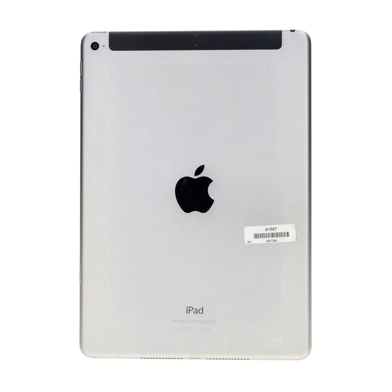Apple iPad Air 2 2014 9.7" A1567 Unlocked 128GB Space Gray Very Good