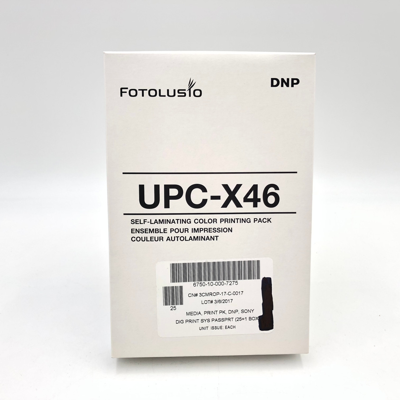 FOTOLUSIO / DNP UPC-X46 (10UPC-X46) SELF-LAMINATING COLOR PRINT PACK - NEW