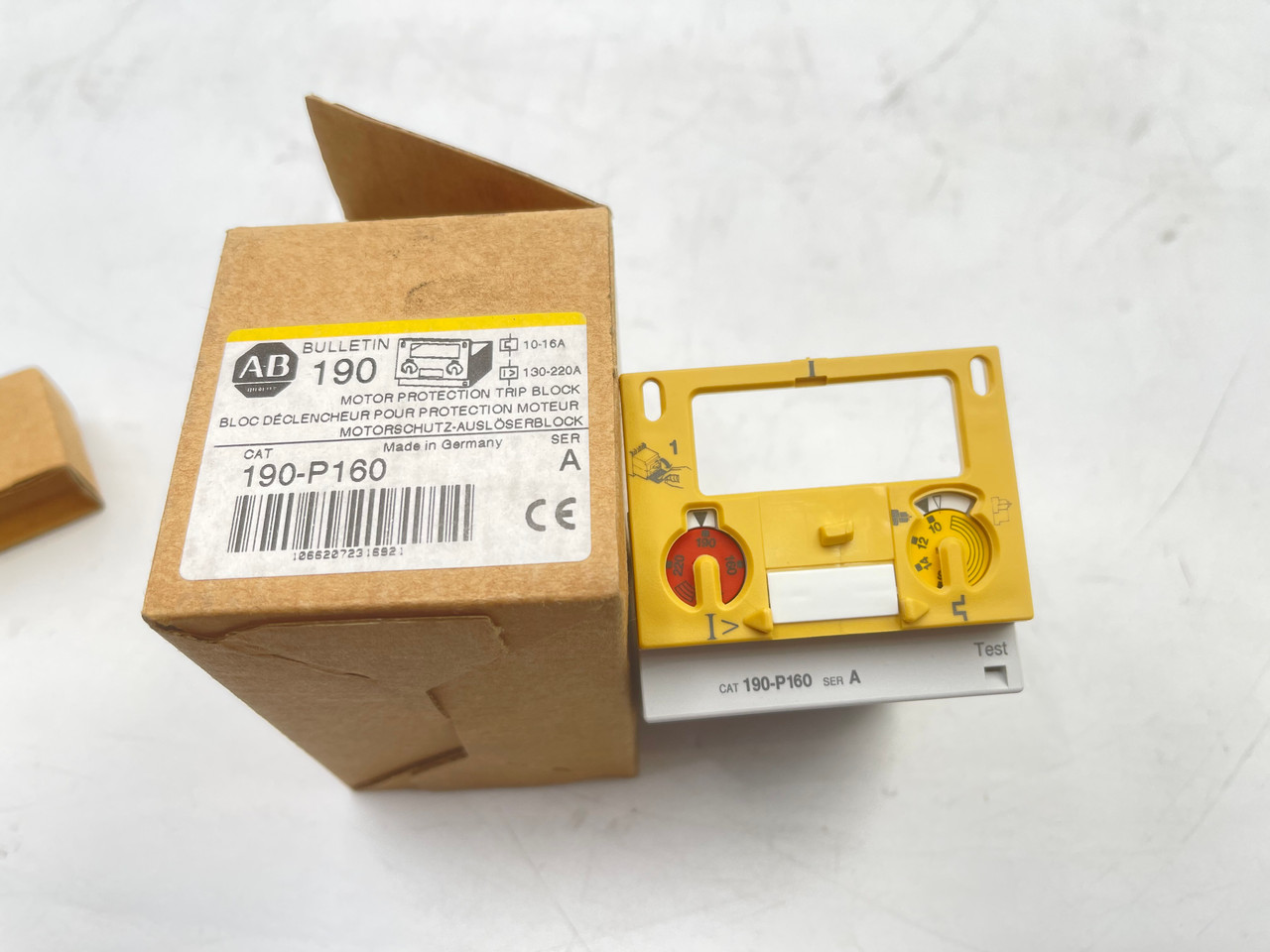 ALLEN BRADLEY 190-P160 SERIES A (Motor Protection Trip Block) NEW