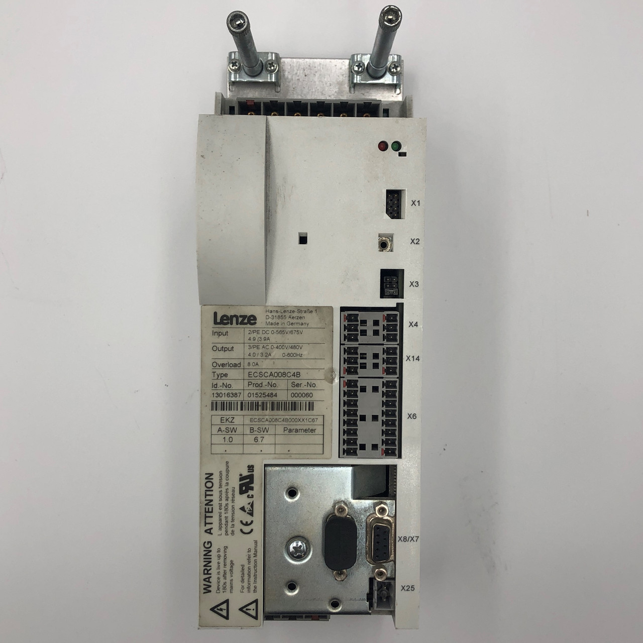 LENZE ECSCA008C4B SERVO POWER SUPPLY