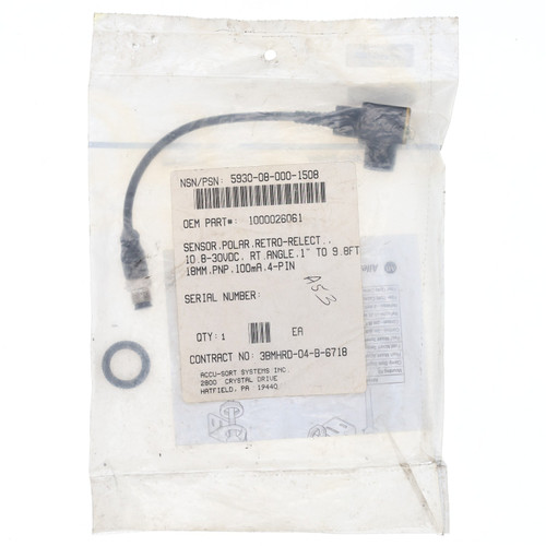 Allen Bradley 42EF-P2MPB-F4 SER A Polarized RetroReflective Sensor  3M  New