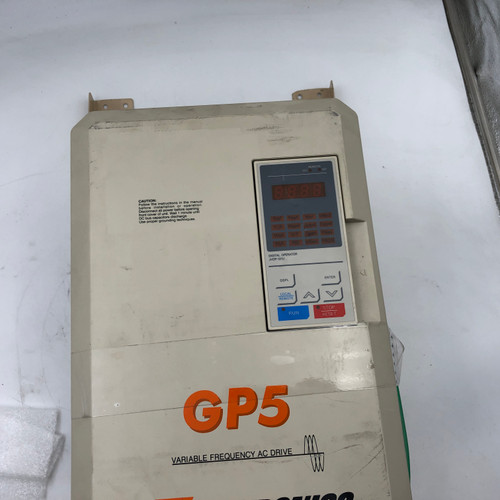 SAFTRONICS CIMR-P5U2011 3P 0-230VAC 0-400HZ VARIABLE FREQ DRIVE UNTESTED AS IS