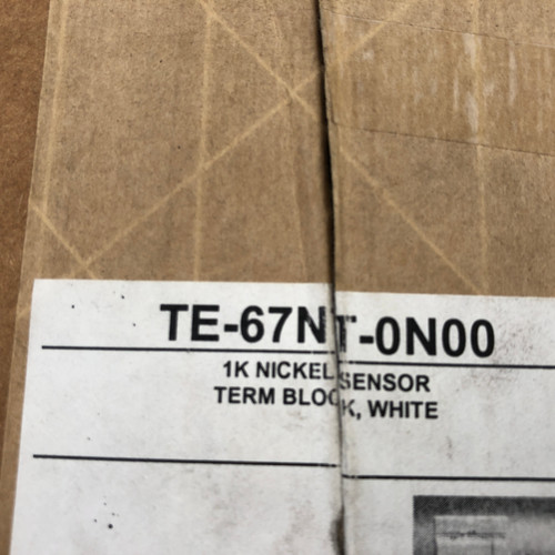 JOHNSON CONTROLS TE-67NT-0N00 1K NICKEL SENSOR TERMINAL BLOCK - NEW