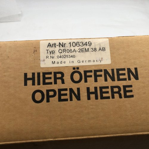 ZIEHL-ABEGG QR06A-2EM.38.AB 230VAC 37W  CABINET BLOWER FAN-NEW