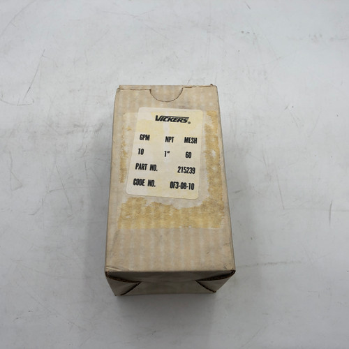 VICKERS 215239 Hydraulic Filter Element 1" NPT NEW Qty 2
