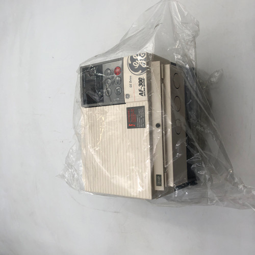 GE VFD AF-300M$ 3HP, 3 PHASE, 230V FREQ RANGE (HZ) 0.2-400, 6KAF323003M$A1 NEW