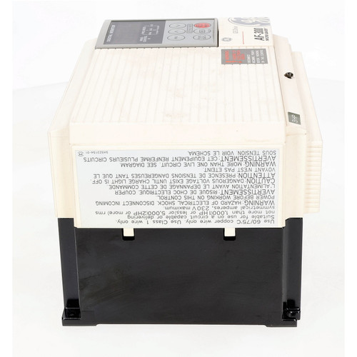 GE VFD AF-300M$ 3HP, 3 Phase, 230V FREQ Range (HZ) 0.2-400, 6KAF323003M$A1 New