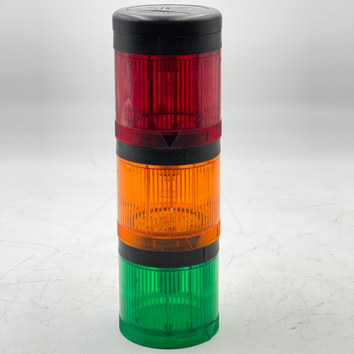 ALLEN BRADLEY STACK LIGHT 855T-B24DN3 GREEN,  B24DN4 RED, & B24DN5 AMBER
