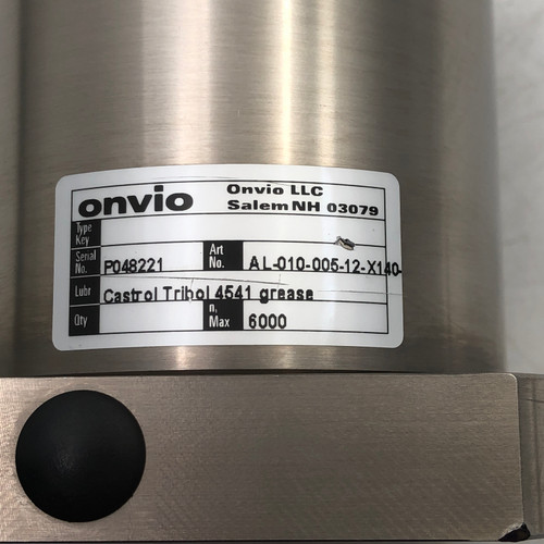 ONVIO AL-010-005-12-X140 GEARHEAD PLANETARY SPEED RECUDCER - NEW