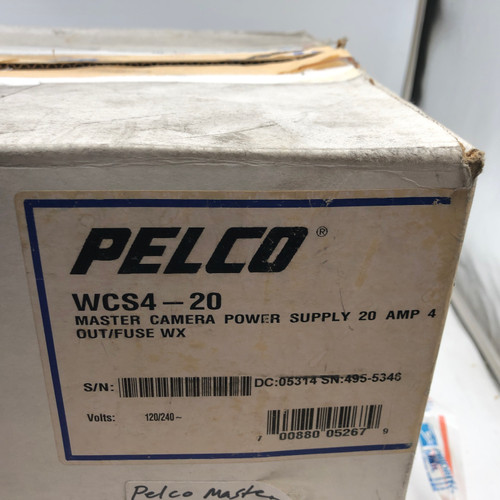 PELCO WCS4-20 (MULTI OUTDOOR CAMERA POWER SUPPLY, 20A) NEW