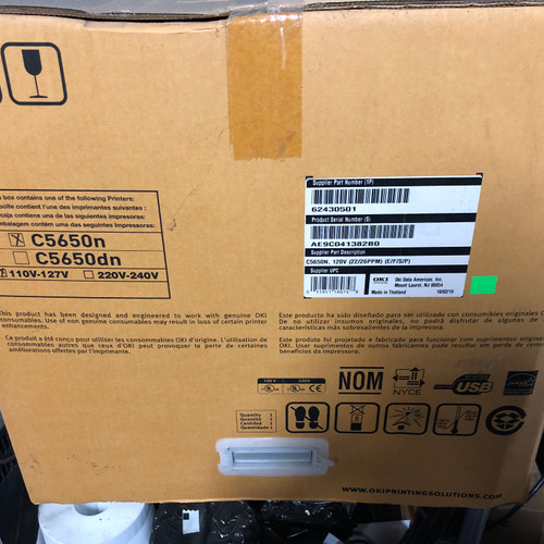 OKI C5650N C5650 SERIES COLOR PRINTER - NEW