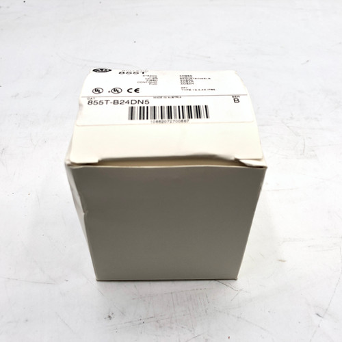 ALLEN-BRADLEY 855T-B24DN5 SERIES B AMBER STACK LIGHT 24VDC - NEW