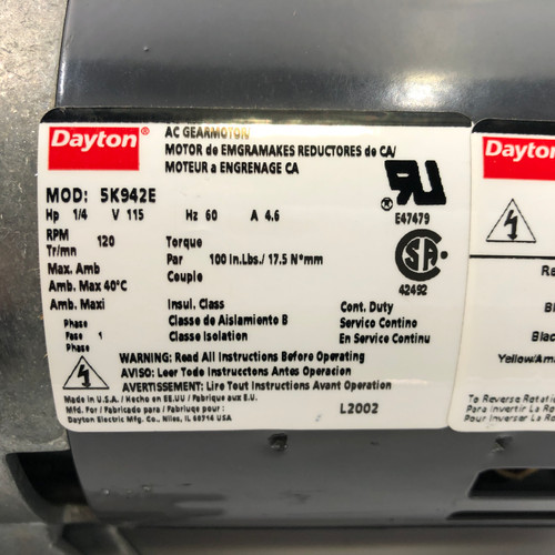 DAYTON Products - RE UP STOCK