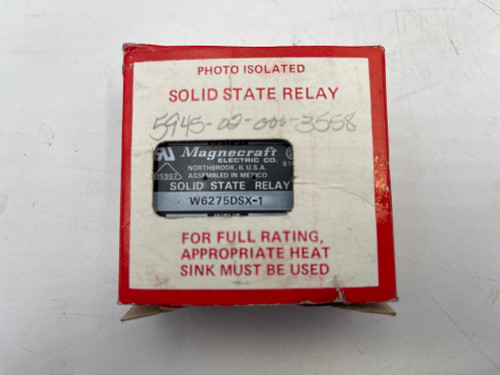 MAGNECRAFT SOLID STATE RELAY W6275DSX-1 3-32VDC INPUT / 240VAC 75A OUTPUT - NEW