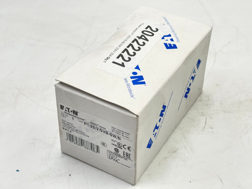 Eaton P1-25/V/SVB-SW/N Main Switch Disconnect 25A 4-Pole - New