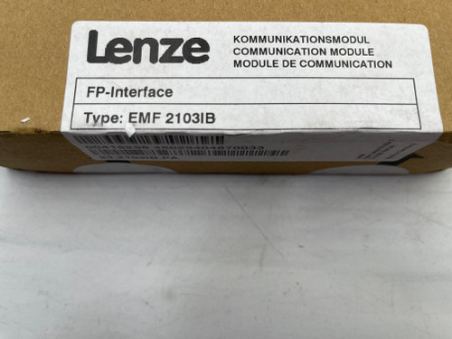 LENZE EMF2103IB PROGRAMMABLE INTERFACE MODULE FOR PLC DRIVES - NEW