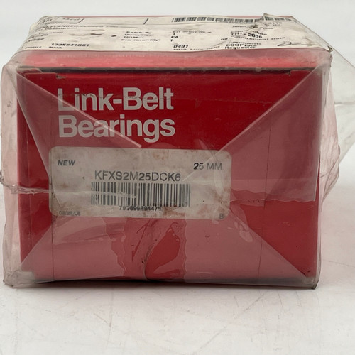 REXNORD KFXS2M25DCK6 CLOSED END LINKED BALL BEARING FLANGE BLOCK - NEW