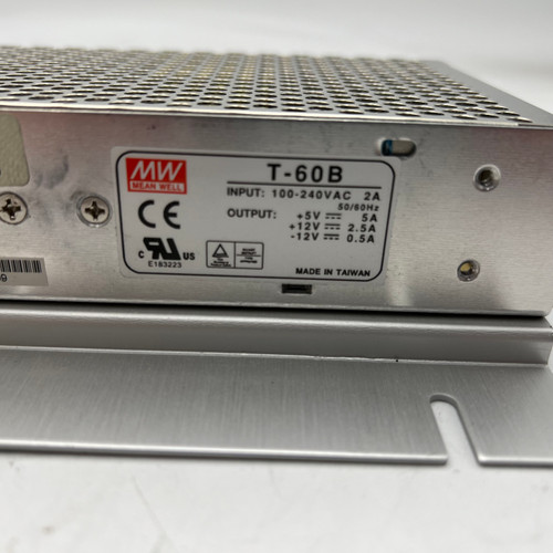 MEANWELL T-60B 12/5VDC 5A INDUSTRIAL POWER SUPPLY - NEW