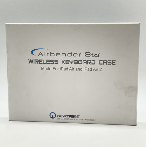 New Trent Airbender Star Wireless Keyboard Case NT55B for Apple iPad Air and Air 2 - New