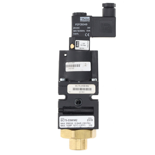 Parker SC75-03M/M2 3/8" Softstart Dump Valve NPT 10 Bar 150 PSI New