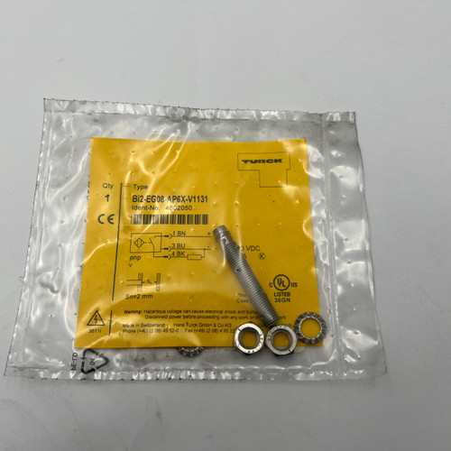 TURCK BI2-EG08-AP6X-V1131 Inductive Proximity Sensor - NEW