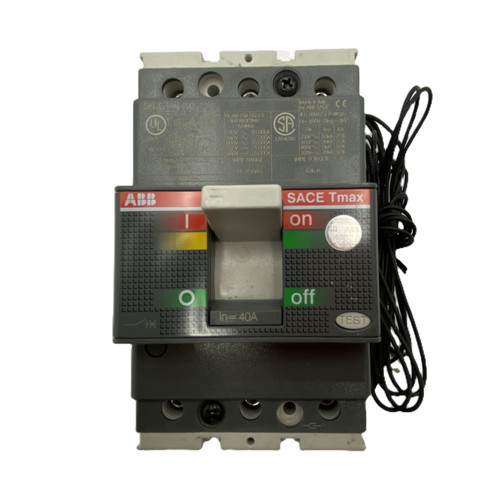 ABB T1N100 SACE Tmax 3 Pole 40 Amp Circuit Breaker MCCB 690VAC New