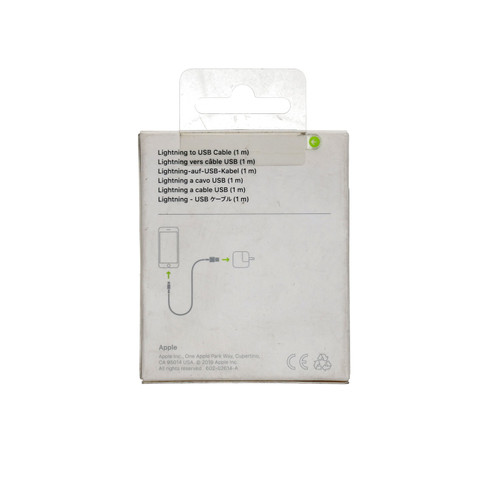 Apple MXLY2AM/A Lightning to USB Cable 1m 3.3ft OEM New Factory Sealed Retail