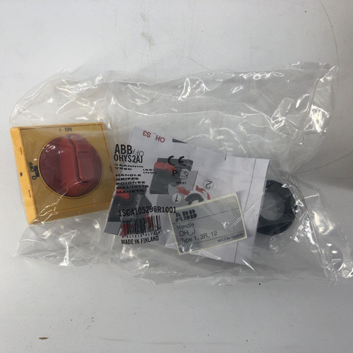 ABB OHYS2AJ Selector Handle Red/Yellow Padlockable Defeatable IP65 New QTY 5