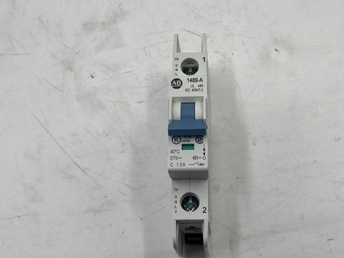 Allen Bradley 1489-A1C015 Circuit Breaker 1-Pole 1.5A 120/240V 10kA New QTY 5