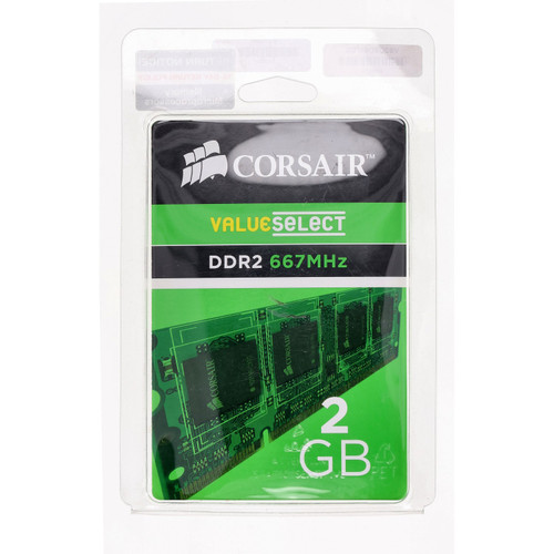 Corsair VS2GSD667D2  2GB DDR2 667MHz SODIMM 200 Pin CL5 1.8V Laptop RAM - New