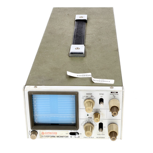 Hitachi V-099 Waveform Monitor 3.5in Display Analog Oscilloscope