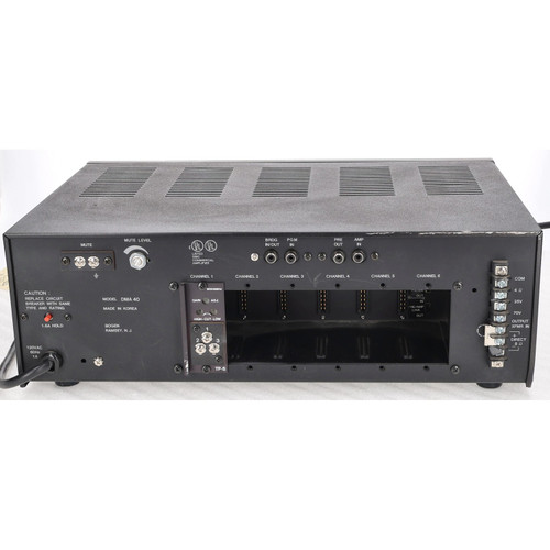 Bogen DMA40 40 Watt Mixer Amplifier 7 Channel Audio Paging System