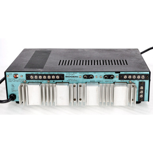 Bogen C100C 100 Watt Mixer Amplifier Classic Series Public Address System