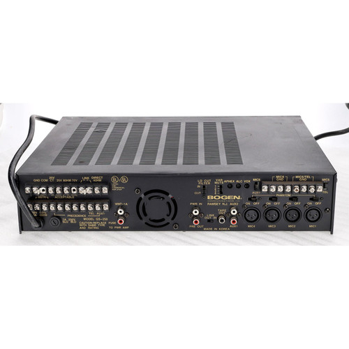 Bogen GS-250 250 Watt Gold Seal Mixer Amplifier Public Address System