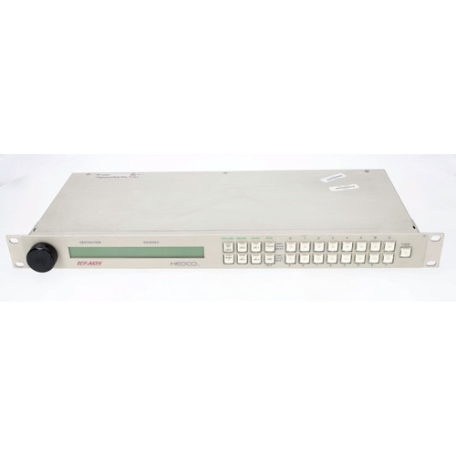 Hedco RCP-ANX4  Remote Control Panel Video Switcher Matrix Router 1RU Rack Mount
