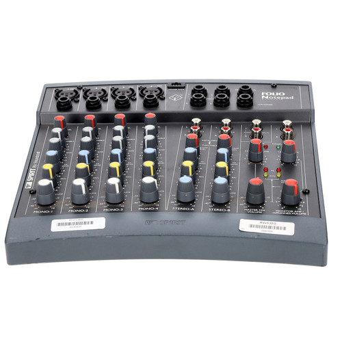 Soundcraft RW5353 Four Channel Audio Mixer Spirit Folio Notepad