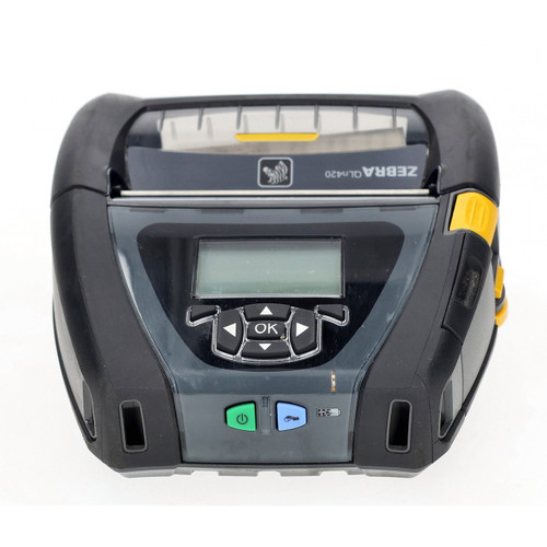 Zebra QLn420 Portable Thermal Label Printer with Battery and AC Adapter Lot of 5