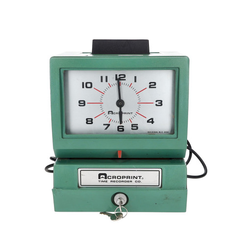 Acroprint 125ER3 Heavy Duty Time Clock with Keys