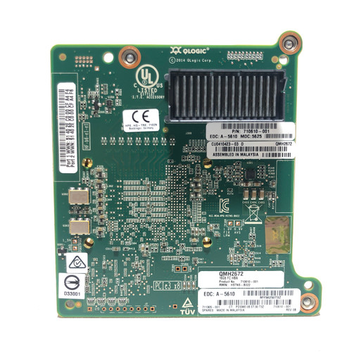 HP QMH2672 (710610-001/711305-001) 2-PORT 16GB QLOGIC FC HBA QTY 2