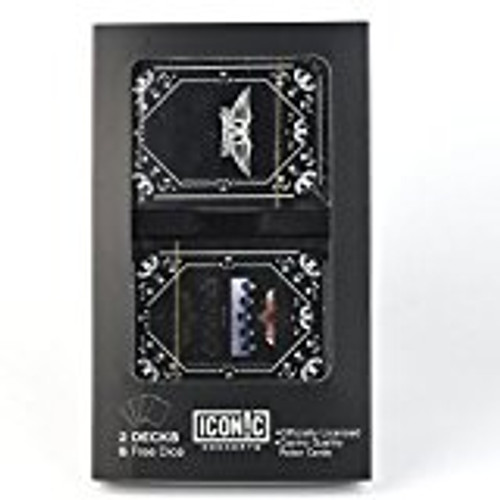 Aerosmith Double Deck Playing Card Set With Dice